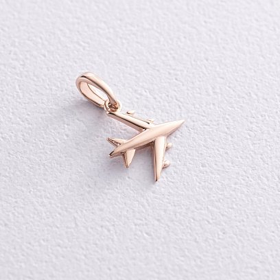 Кулон "Літачок" у червоному золоті п03776