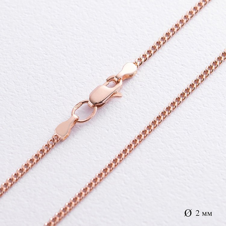 Золотая цепочка (панцирное плетение 2 мм) ч10051 от ювелирного магазина Оникс