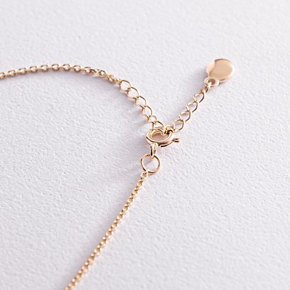 Браслет "Дві дівчинки" у жовтому золоті (можливе гравіювання) з2088ж №3