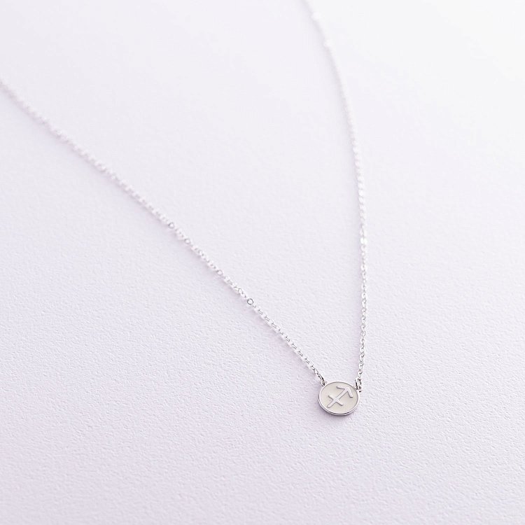 Серебряное колье "Знак зодиака Стрелец" 181052стрілець от ювелирного магазина Оникс