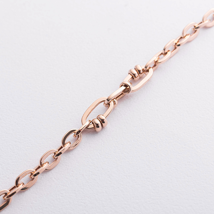 Браслет "Bianca" в красном золоте б05742 от ювелирного магазина Оникс - 1