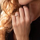 Помолвочное золотое кольцо с бриллиантами кб0412 от ювелирного магазина Оникс - 5