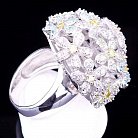 Срібний перстень з квітами о2168к от ювелирного магазина Оникс - 1