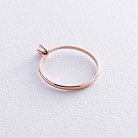 Помолвочное золотое кольцо с бриллиантом 24462421 от ювелирного магазина Оникс - 5