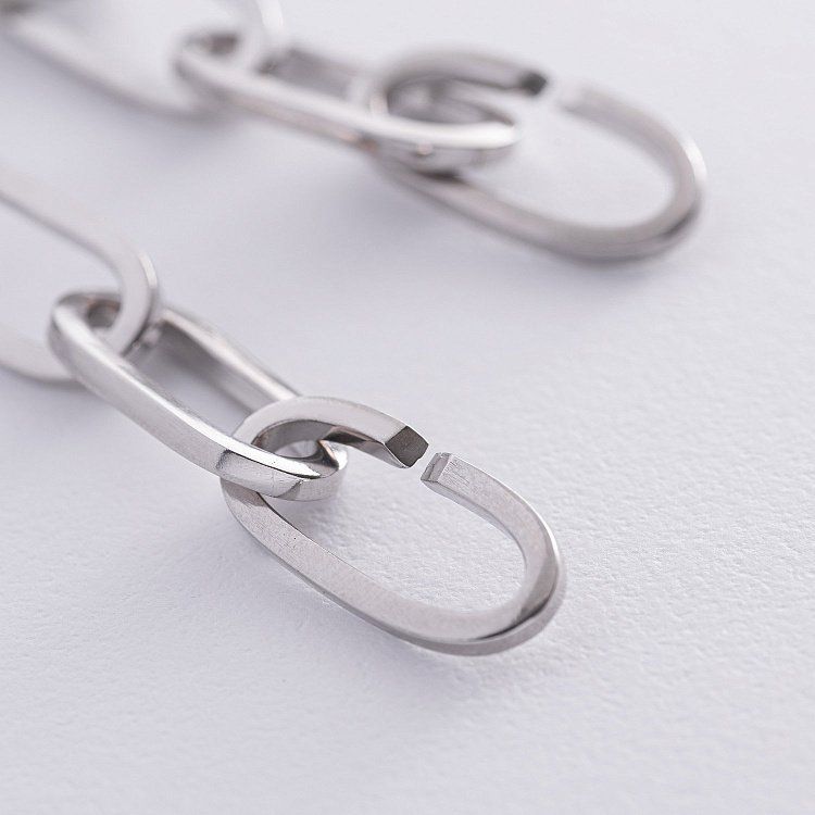 Срібний браслет "Ланцюжок" (глянсовий) 141649 від ювелірного магазину Онікс - 4