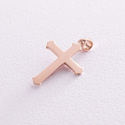 Золотий хрестик з розп'яттям п03728 №3