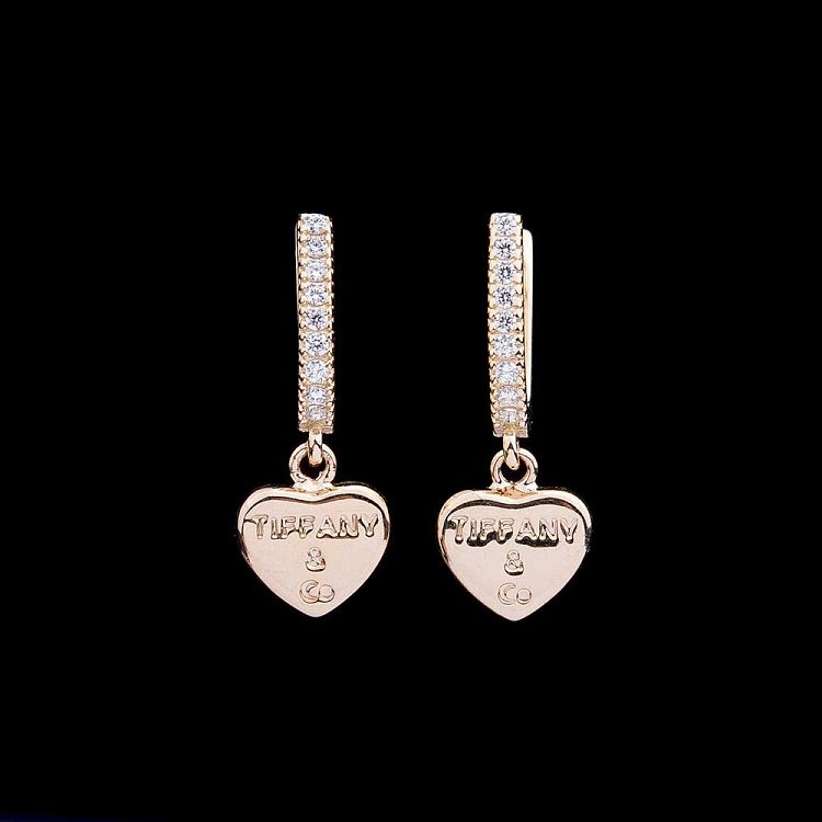 Золотые серьги с фианитами с04147 от ювелирного магазина Оникс - 2