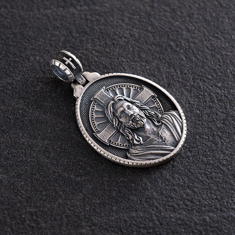 Серебряный кулон "Иисус Христос" 133181 от ювелирного магазина Оникс - 5