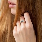 Серебряное кольцо "Узел" 7119 от ювелирного магазина Оникс - 2