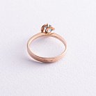 Золотое кольцо с топазом "Лондон голубой" к02486 от ювелирного магазина Оникс - 2