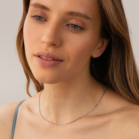 Серебряная цепочка 15229 №4