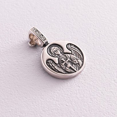 Серебряная православная подвеска 131437 №2