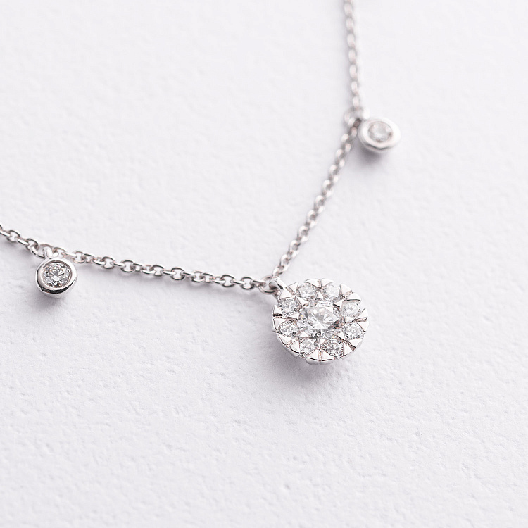 Золотое колье с бриллиантами колб0175lg от ювелирного магазина Оникс - 2