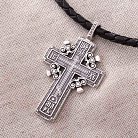 Православный крест " Голгофский крест" (чернение) 13501 от ювелирного магазина Оникс - 6
