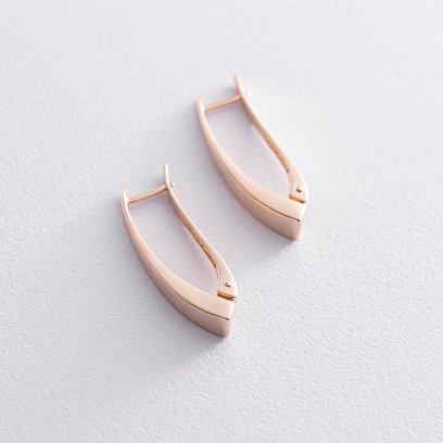 Золотые серьги "Изящество" с04337