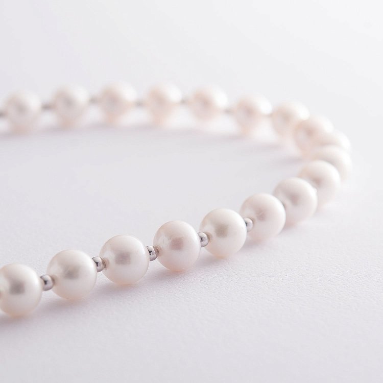 Колье из жемчуга бус4110 от ювелирного магазина Оникс - 2