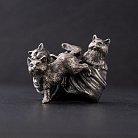 Срібна фігура ручної роботи "Кошенята" 23165 от ювелирного магазина Оникс