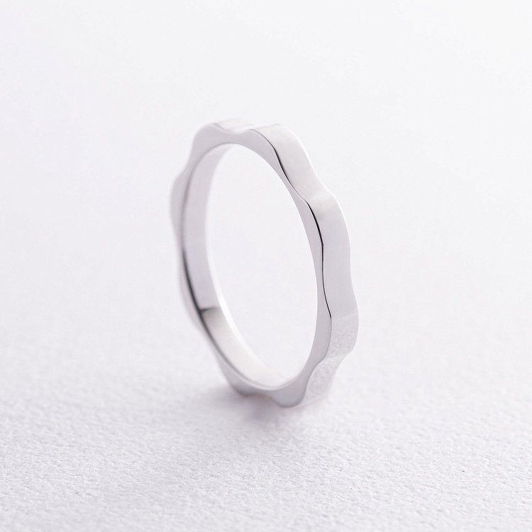 Каблучка "Холлі" у білому золоті к07448 від ювелірного магазину Онікс - 4