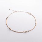 Колье "Фантазия" в желтом золоте кол02664 от ювелирного магазина Оникс