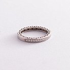 Серебряное кольцо "Сердечки " с фианитами 3936 от ювелирного магазина Оникс - 2