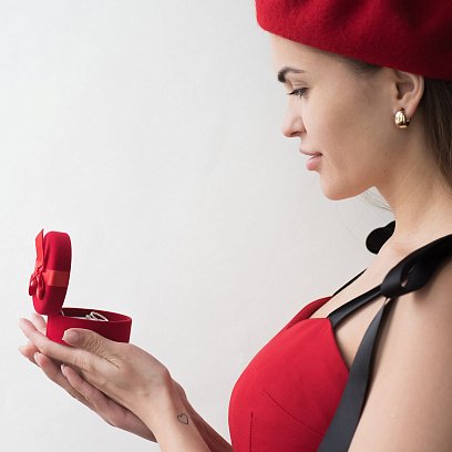 Сережки в жовтому золоті "Грація" с06690 №12