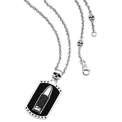 Чоловіче срібне кольє "Куля" Zancan EXC331