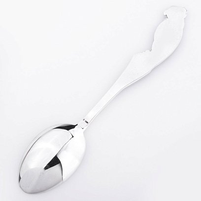 Серебряная ложка с попугаем 24036 №5