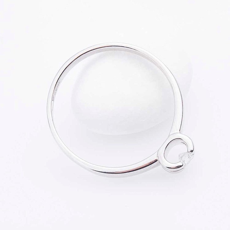 Заручальна каблучка з діамантами кд076 від ювелірного магазину Онікс - 2