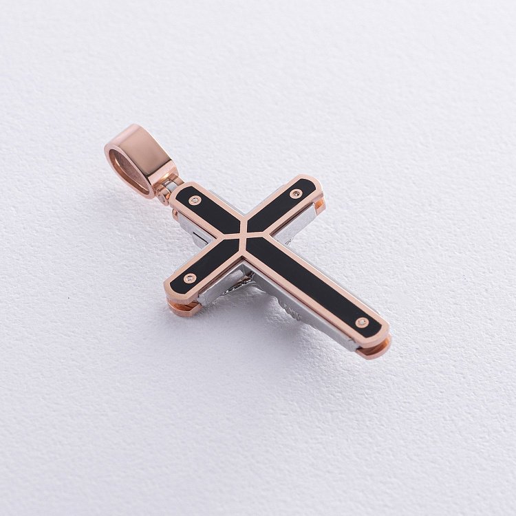 Православный золотой крест "Распятие" 137692400 от ювелирного магазина Оникс - 2