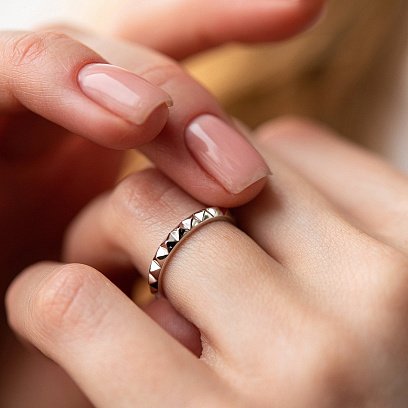 Каблучка "Mona" у сріблі 7036 №2