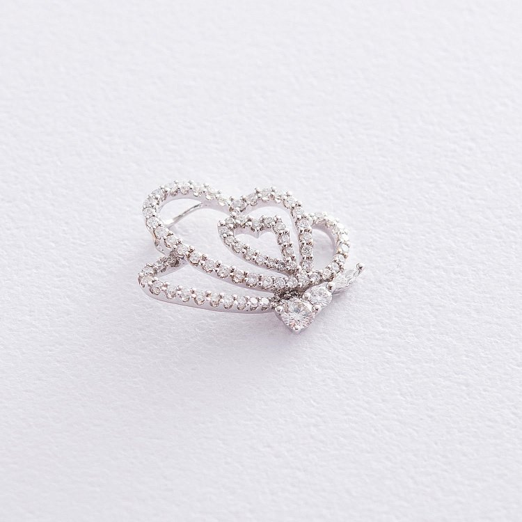 Золота підвіска "Метелик" (діаманти) кит0438 від ювелірного магазину Онікс