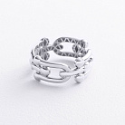 Каблучка "Фантазія" у білому золоті к08466 от ювелирного магазина Оникс - 2