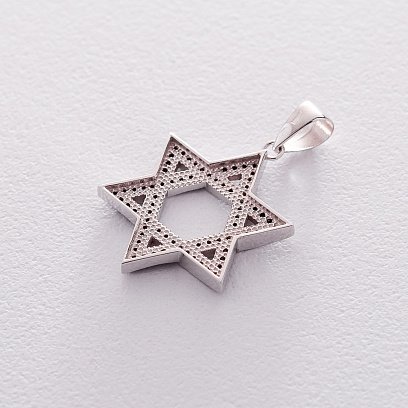 Золотая подвеска "Звезда Давида" п03328 №3