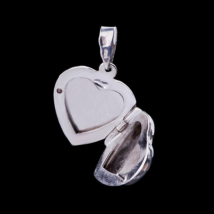 Кулон для фотографии в форме сердца 132028 от ювелирного магазина Оникс - 2