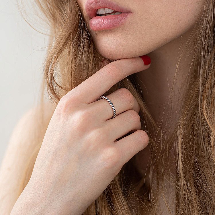 Каблучка "Мрія" в сріблі 112516 від ювелірного магазину Онікс - 3