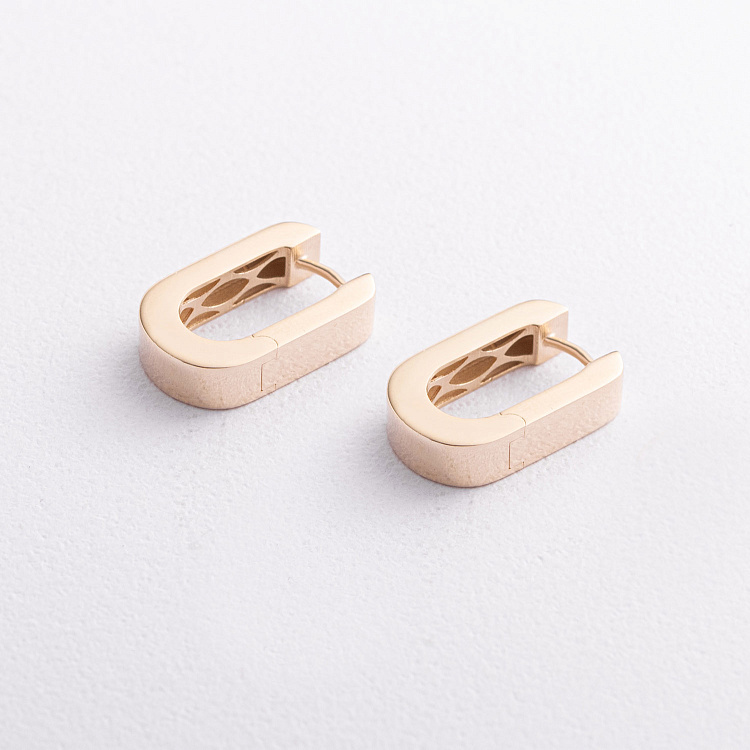 Сережки "Grace" у жовтому золоті с09636 від ювелірного магазину Онікс - 1