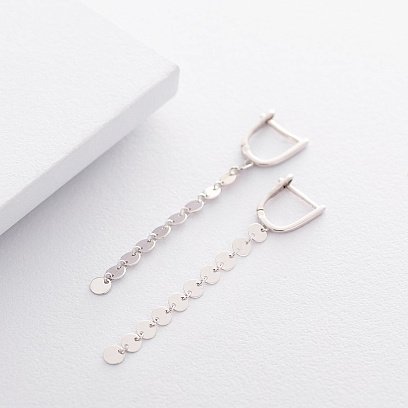 Серебряные серьги "Мириады" 122378 №2