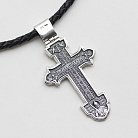 Срібний православний хрест "Розп'яття Христове. Деісус. Трійця" 132733 от ювелирного магазина Оникс - 8