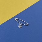 Срібна шпилька "Герб України - Тризуб" 21055 от ювелирного магазина Оникс
