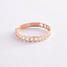 Золотое кольцо "Цепочка" к07084 от ювелирного магазина Оникс - 2