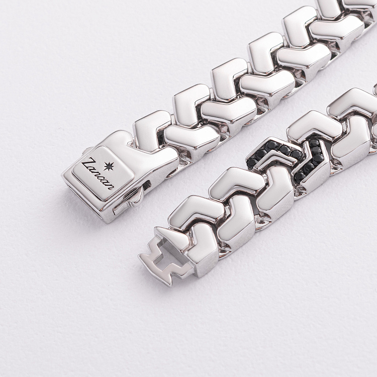 Серебряный мужской браслет ZANCAN ESB262-N от ювелирного магазина Оникс - 3