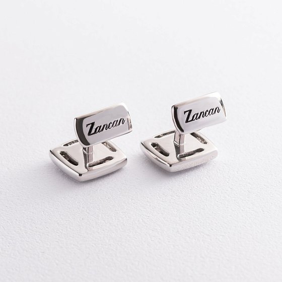 Срібні запонки Zancan EXG048 №4