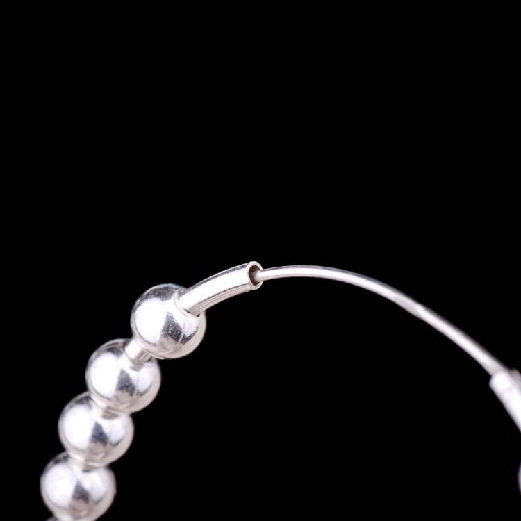 Сережки "Кільця" (40мм) 12540 від ювелірного магазину Онікс - 3