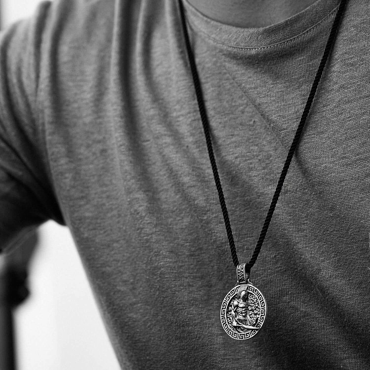 Чоловічий срібний кулон "Воїн. Ave, Caesar, morituri te salutant" 320п від ювелірного магазину Онікс - 4