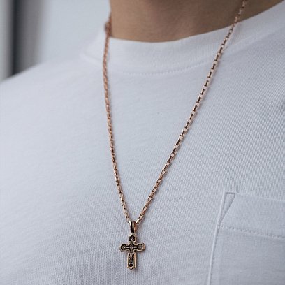 Золотий хрест "Розп'яття" п03865 №2