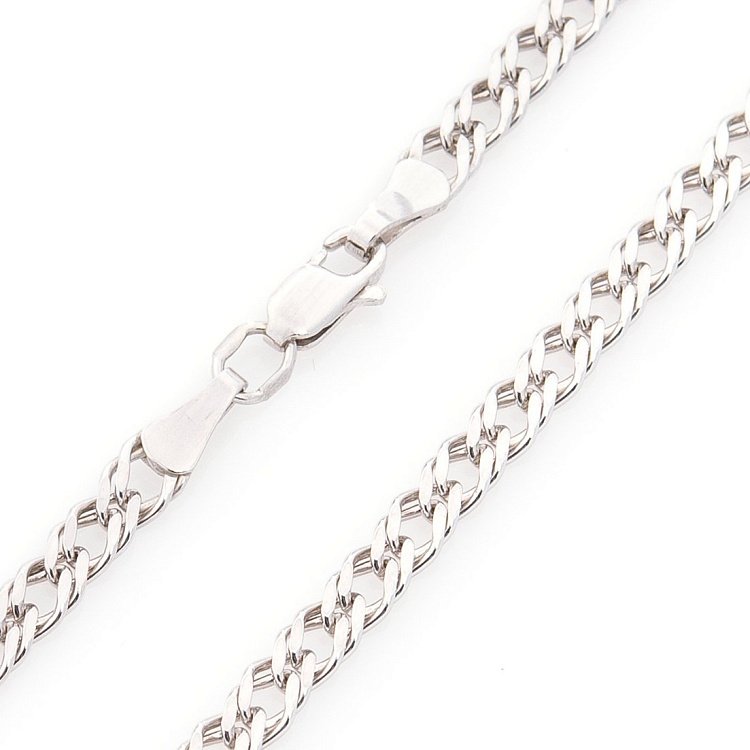 Серебряная цепочка Плетение: двойной ромб 5 мм б010303 от ювелирного магазина Оникс