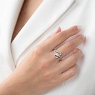 Золотое кольцо с бриллиантами км0187 от ювелирного магазина Оникс - 1