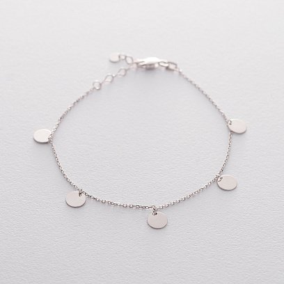 Золотий браслет з монетами б04145