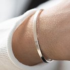 Жесткий серебряный браслет "Координаты" 141479k от ювелирного магазина Оникс - 3