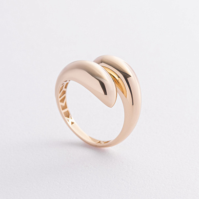 Каблучка "Rosemarie" у жовтому золоті к08271